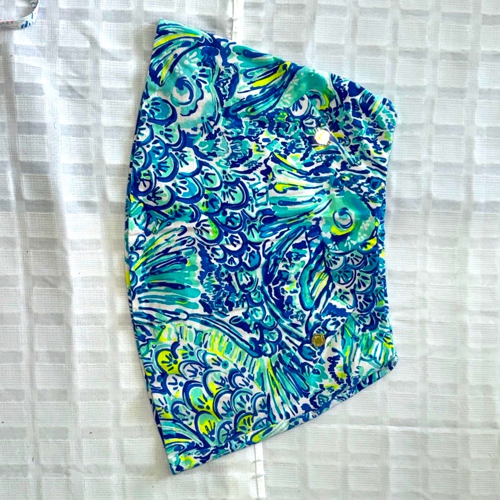 Lilly Pulitzer Blue and Green skort